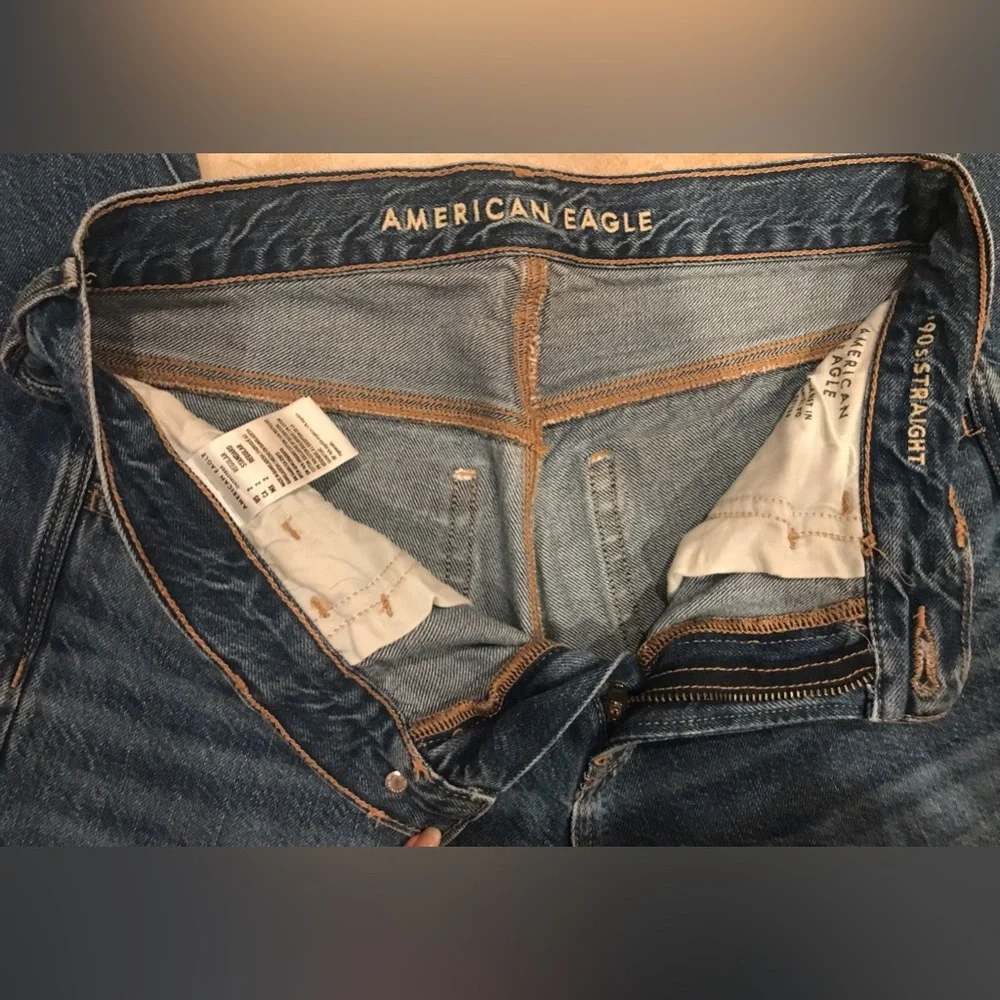 AE '90s Straight Rigid Jean (Classic Blue) - Size 2 - Picture 12 of 13